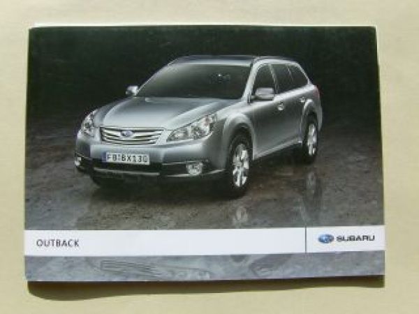 Subaru Outback September 2009 +Preisliste NEU