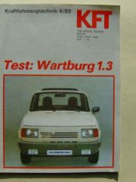 KFT 4/1989 Wartburg 1.3