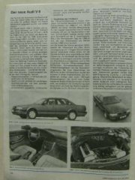KFT 5/1989 IFA simson Roller, Audi V8, VW Passat Variant 35i