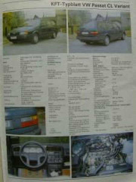 KFT 5/1989 IFA simson Roller, Audi V8, VW Passat Variant 35i