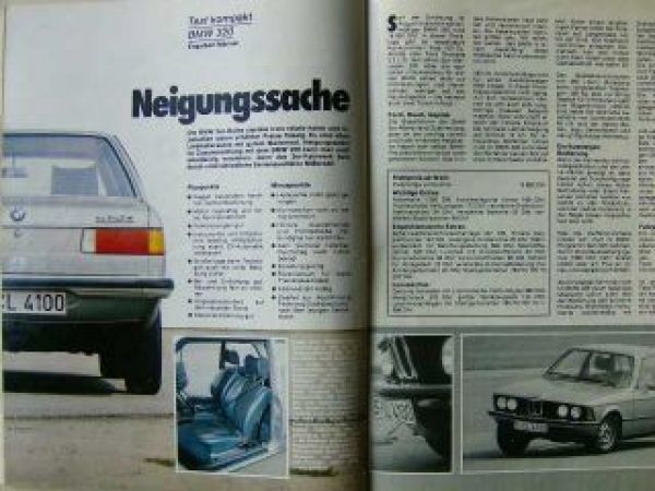 mot 21/1975 BMW 320 E21, Porsche 924 928,VW Golf LS Typ17