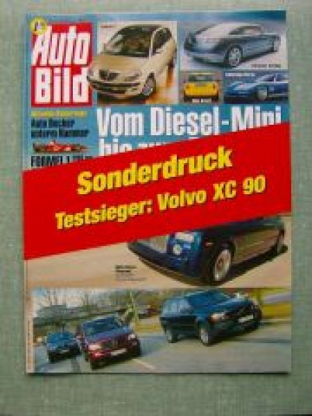 Auto Bild 9/2003 Volvo XC90 Testsieger X5 E53 3.0d ML270 CDi