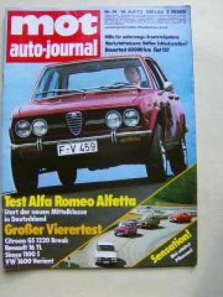 mot 14/1973 Alfa Romeo Alfetta, Dauertest: Fiat 127