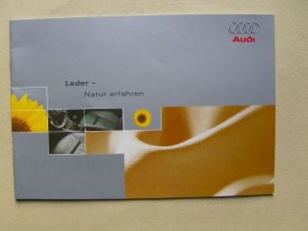 Audi Leder Natur erfahren Betriebsanleitung August 1997