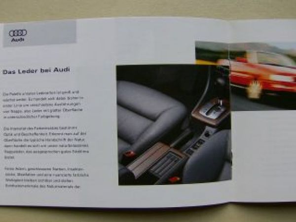 Audi Leder Natur erfahren Betriebsanleitung August 1997