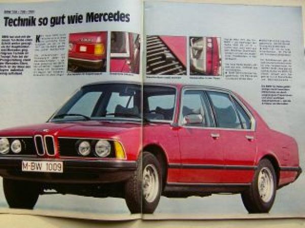 mot 11/1977 BMW 728 730 733i E23 Test,Volvo 265 DL Kombi