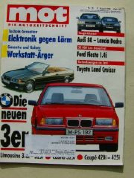 mot 18/1990 Audi 80 2.0E vs. Lancia Dedra 2.0 i.e. Mazda RX-7 Ca