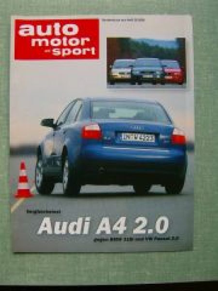 AMS 25/2000 Audi A4 2.0 BMW 318i E46 VW Passat 2.0