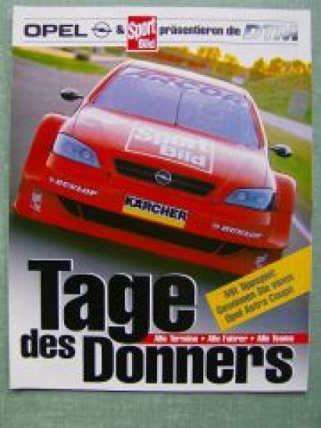 Sport Bild Opel DTM Astra Coupe Sonderdruck