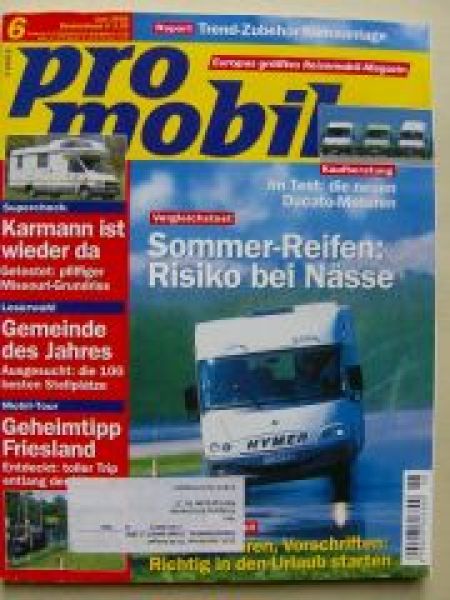 pro mobil 6/2002 Karmann LT Missouri 635LB, 35 Jahre Hobby
