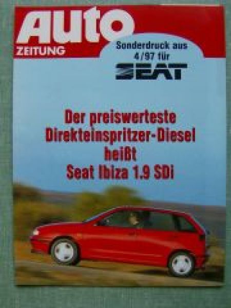 Auto Zeitung 4/1997 Seat Ibiza 1.9SDi