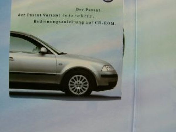 VW Werbebuch Passat Facelift +Variant Juni 2002 NEU