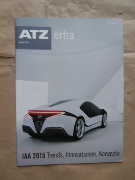 ATZ extra 8/2015 IAA 2015 Trends,Innovationen und Konzepte