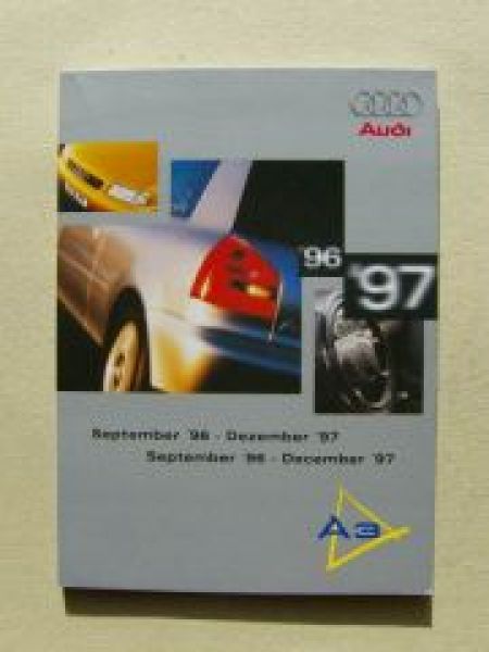 Audi A3 Postkarten Kalender 1996 1997
