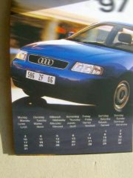 Audi A3 Postkarten Kalender 1996 1997