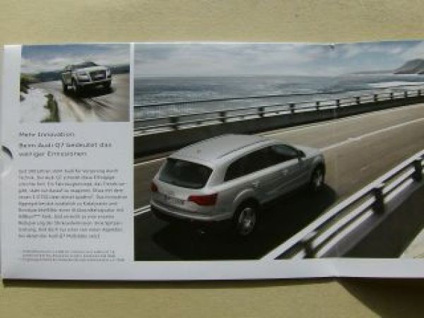 Audi Q7 Flyer Vorstellung April 2009 NEU