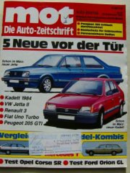 mot 20/1983 Vergleich Audi 100 Avant vs. Mercedes T W123