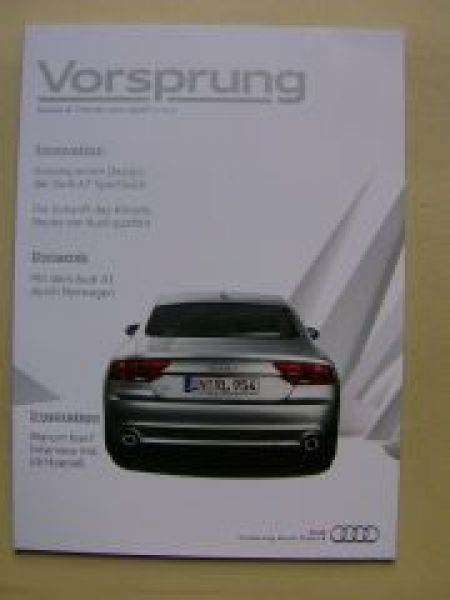 Audi Vorsprung News&Trends 3/2010 A1, A7 Sportback