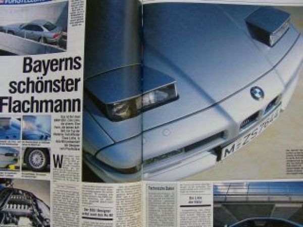 Auto Bild 11/1990 BMW 850i E31, 318i E30 Touring +Automatik