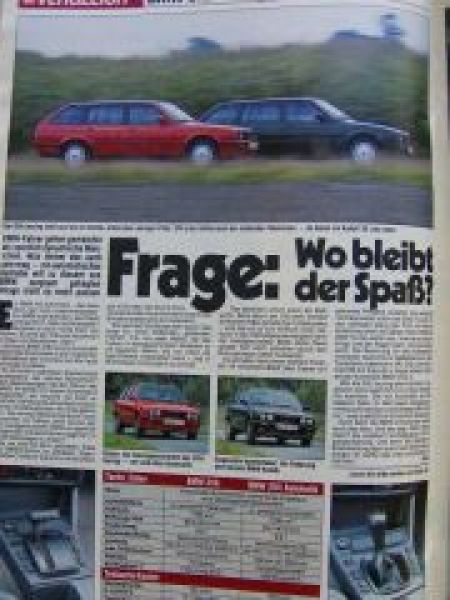 Auto Bild 11/1990 BMW 850i E31, 318i E30 Touring +Automatik