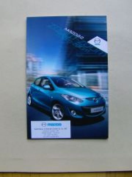 Mazda 2 Prospekt Oktober 2010 NEU DE