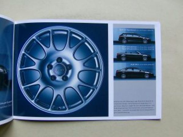 Audi personally yours exclusive Leichtmetallräder November 2004