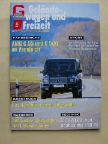 Geländewagen & Freizeit 1/2000 AMG G55 G 500,ML 270CDI BR163