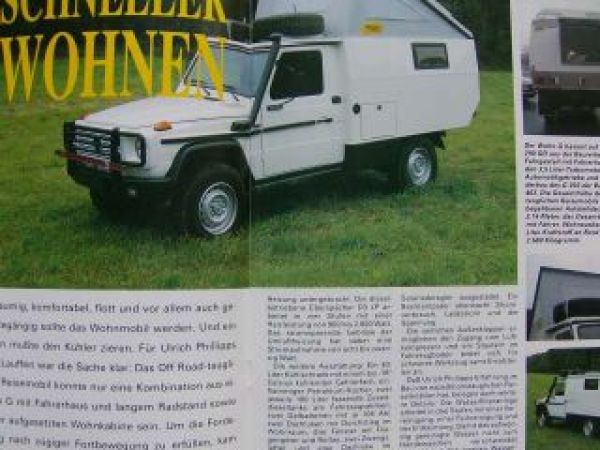 Geländewagen & Freizeit 1/1997 290GD Wohnmobil,G300 DT