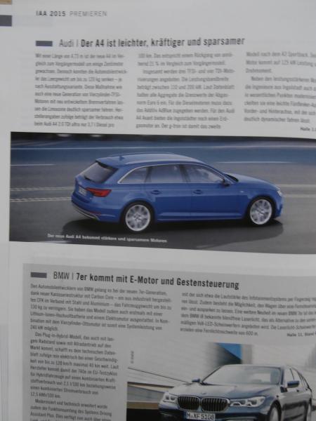 ATZ extra 8/2015 IAA 2015 Trends,Innovationen und Konzepte