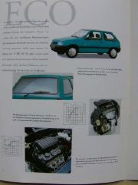 Opel Corsa A Swing Eco City Joy GSI Prospekt  Januar 1992