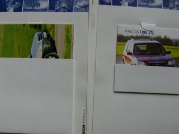 Mazda Tribute Pressemappe Oktober 2000 +Fotos +CD-Rom