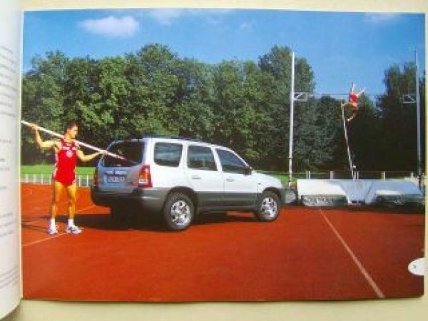 Mazda Tribute Voraprospekt Oktober 2000 Rarität