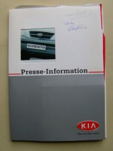 Kia Sorento V6 Pressevorstellung +Fotos +CD