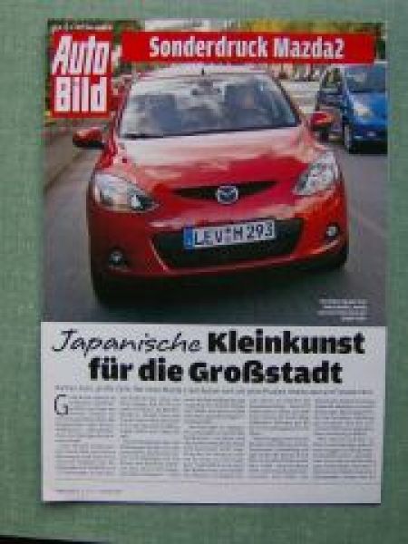 Auto Bild 41/2007 Mazda 2 gegen Honda Jazz Toyota Yaris