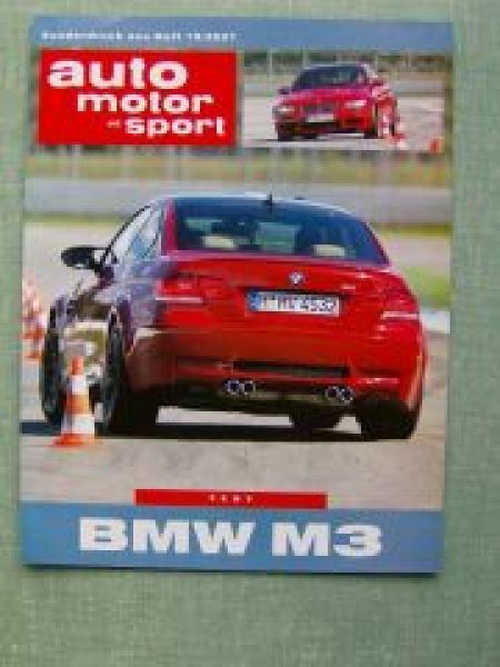 AMS 19/2007 BMW M3 Coupe E92 TEST