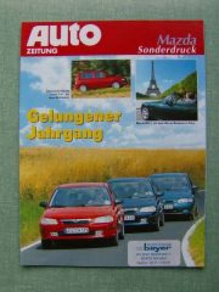 Auto Zeitung Mazda Demio MX-5 323 Sonderdruck