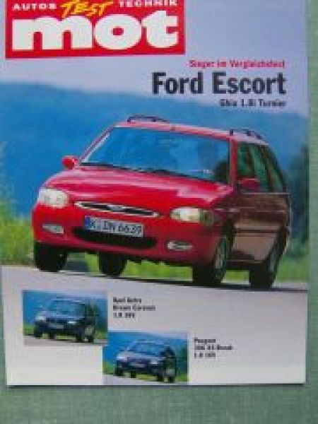 mot 23/1997 Ford Escort Ghia 18i Turnier gegen Astra Dream Carav