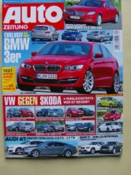 Auto Zeitung 20/2010 CLS 350 CDI, Audi A7, X1, Countryman