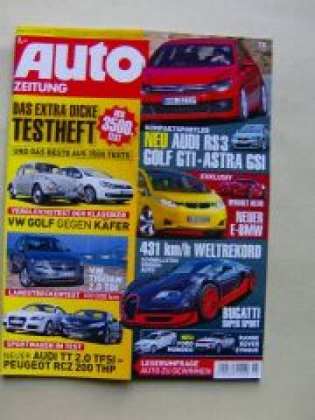 Auto Zeitung 15/2010 Bugatti Super Sport, VW Käfer,Renault Wind