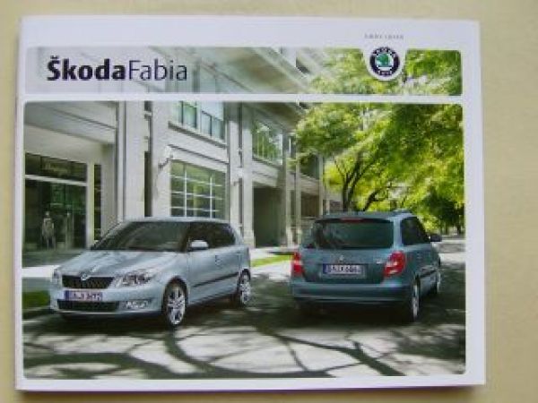 Skoda Fabia Prospekt September 2010 NEU