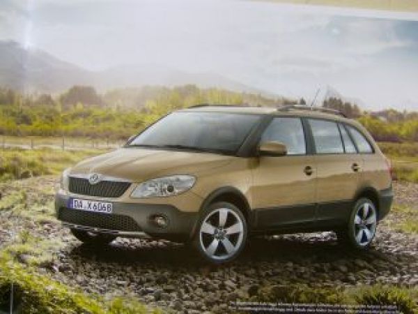Skoda Fabia Scout Prospekt Oktober 2010 NEU