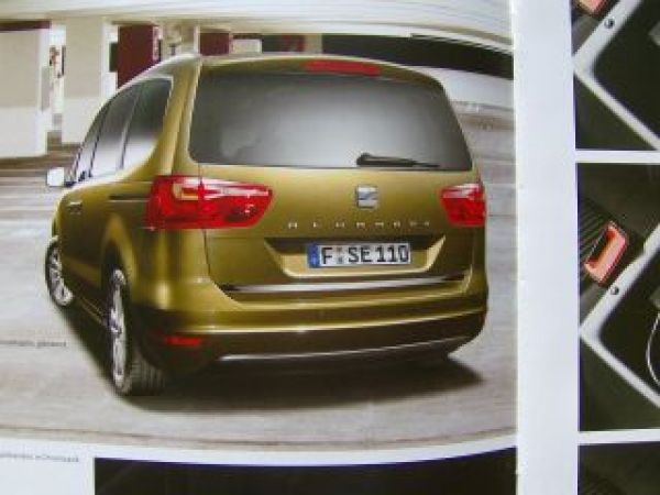 Seat Alhambra Zubehör Prospekt September 2010 NEU