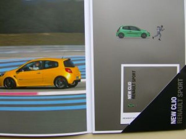 Renault Clio Sport NEW Pressemappe +Photos CD