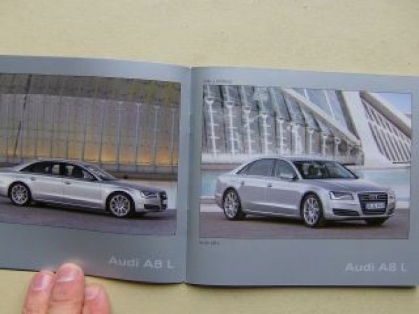 Audi A8 L Pressemappe Juli 2010 +Fotos +CD/DVD Typ 4H