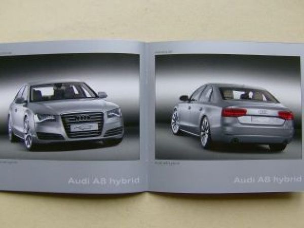 Audi A8 hybrid A1 e-tron Pressemappe März 2010 +CD/DVD 4H