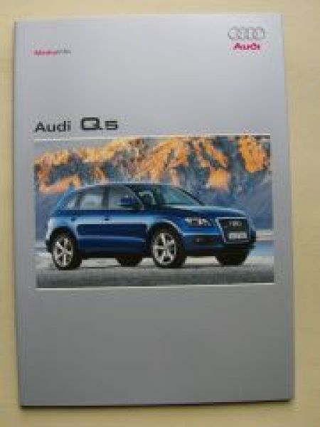 Audi Q5 Pressemappe April 2008 +Fotos +CD