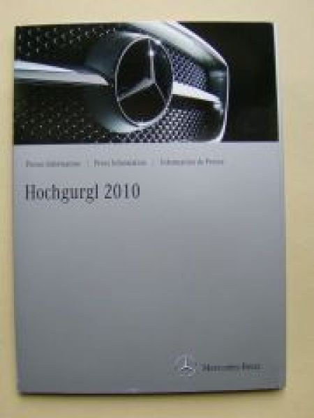 Mercedes Benz Hochgurgl 2010 4Matic +Fotos +DVD +CLS