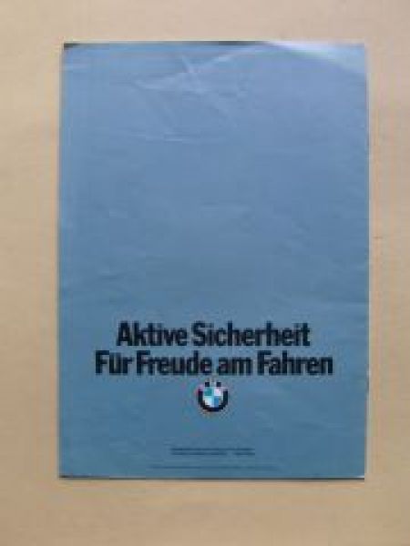 BMW Sicherheit auf Deutschlands Straßen +E9 Rarität