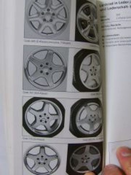 Mercedes Benz Sonderausstattungen April 2003 intern CLK,SL,C,E-K