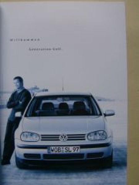 VW Golf4 +Highline +GTI +V6 4Motion Prospekt Oktober 1999